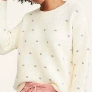 NWOT LOU & GREY For LOFT Polka Dot Tunic Sweater—SZ. XS